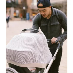 Blackout & Travel Shade*Little Unicorn - Muslin Baby Capsule Cover