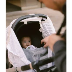 Blackout & Travel Shade*Little Unicorn - Muslin Baby Capsule Cover