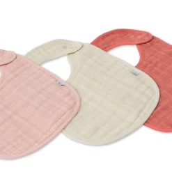 Starting Solids|Bibs & Burp Cloths*Little Unicorn - Muslin Classic Bib 3 pack