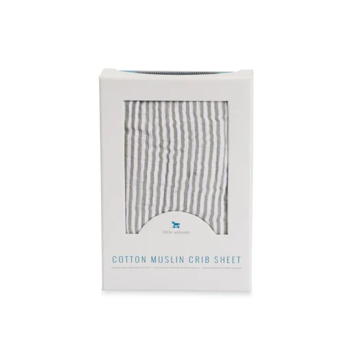 Cot Sheets*Little Unicorn - Muslin Fitted Cot Sheet - 132 x 71cm