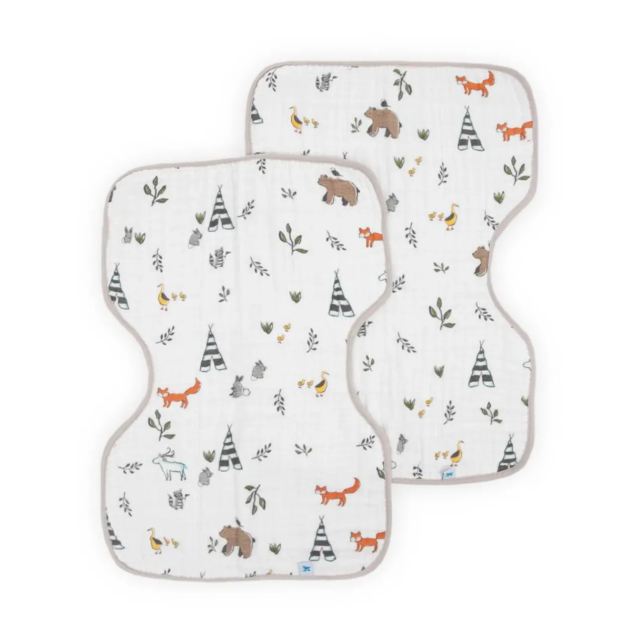 Bibs & Burp Cloths*Little Unicorn Muslin Burp Cloth 2 Pack