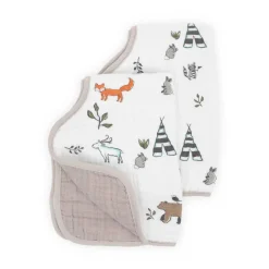 Bibs & Burp Cloths*Little Unicorn Muslin Burp Cloth 2 Pack