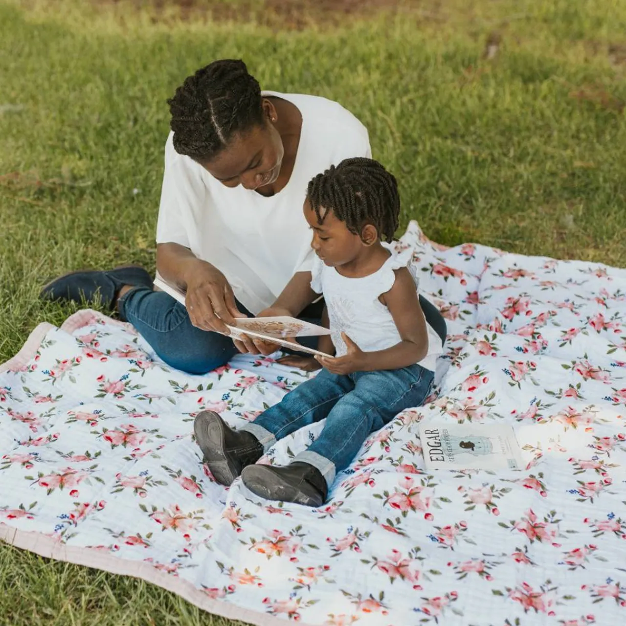 Comforters & Quilts*Little Unicorn Muslin Quilted Throw Blanket
