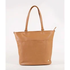 Gifts For Mum|Nappy Bags & Backpacks*Little Unicorn Nappy bag - Citywalk Tote - Clearance Cognac