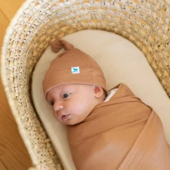 Accessories|Stretch Swaddles/Wraps*Little Unicorn Stretch Knit Hat & Swaddle Set Terracotta