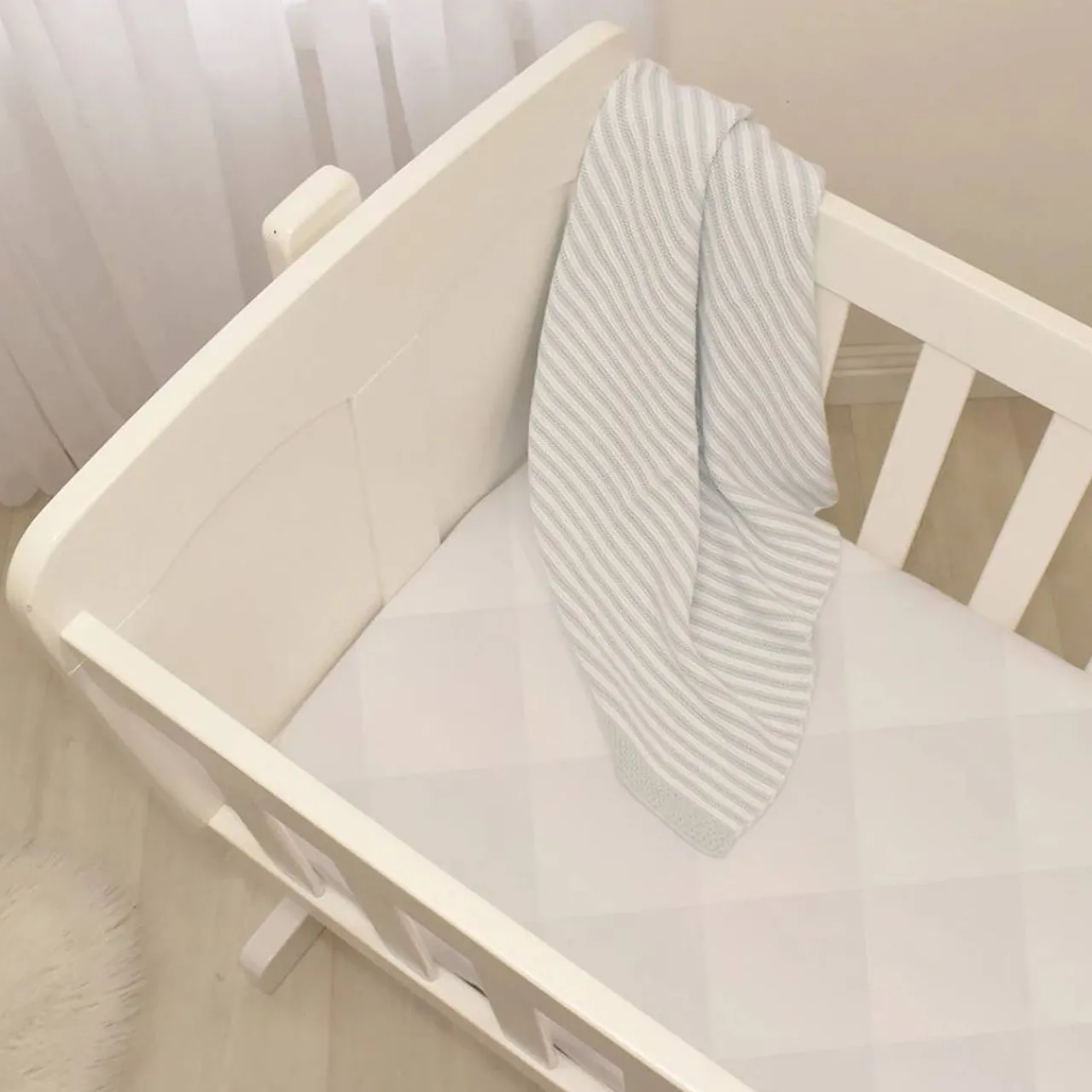 Mattress Protectors & Underlays*Living Textiles Smart Dri Bassinet Mattress Protector