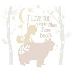 Wall & Hanging Decor*Lolli Living Removable Wall Decal Set - Bosco Bear - Clearance