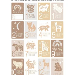 Rugs & Play Mats*Lolli Living Round Play Mat with Milestone Cards - Clearance