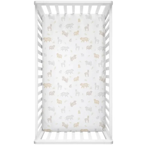 Cot Sheets*Lolli Living Sateen Fitted Cot Sheet - 135 x 75cm - Clearance