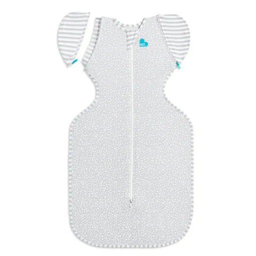 Fitted Swaddles*Love to Dream Swaddle Up 50:50 Transition Bag 1.0 tog Bamboo Grey Dot