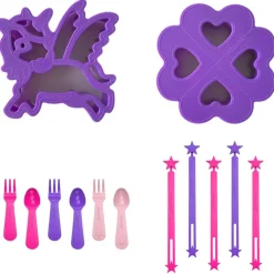 Lunchbox Accessories*Lunch Punch Cutter & Bento Set - Unicorn