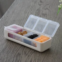 Lunchboxes, Snackboxes & Snack Bags|Lunch Boxes, Snack Boxes & Insulated Bags*Melii 4 Compartment Snackle Box - Luxe