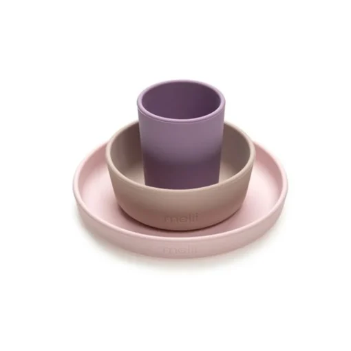 Bowls, Plates & Cutlery*Melii 3 Piece Silicone Feeding Set