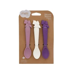 Bowls, Plates & Cutlery*Melii 3 Piece Silicone Spoons