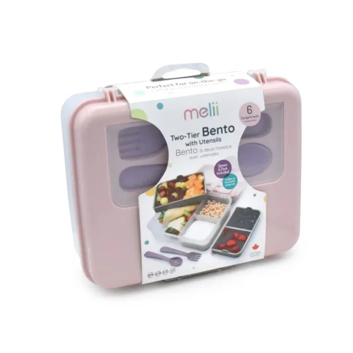 Lunchboxes, Snackboxes & Snack Bags*Melii 2 Tier Bento Box