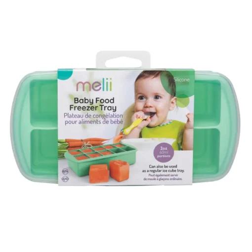Starting Solids*Melii Silicone Baby Food Freezer Tray with Lid