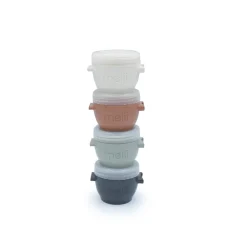 Lunchboxes, Snackboxes & Snack Bags|Starting Solids*Melii Snap & Go Pods 4 Pack - 4 oz