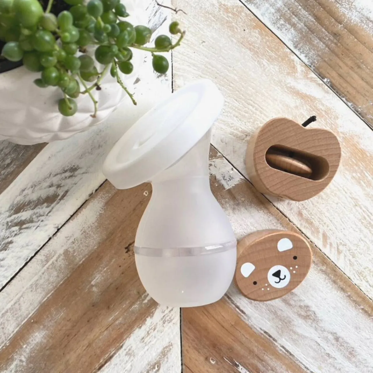 Breast Pumps & Accessories|Breast Pumps & Accessories*Milkbar 110ml Silicone Breastpump with Lid