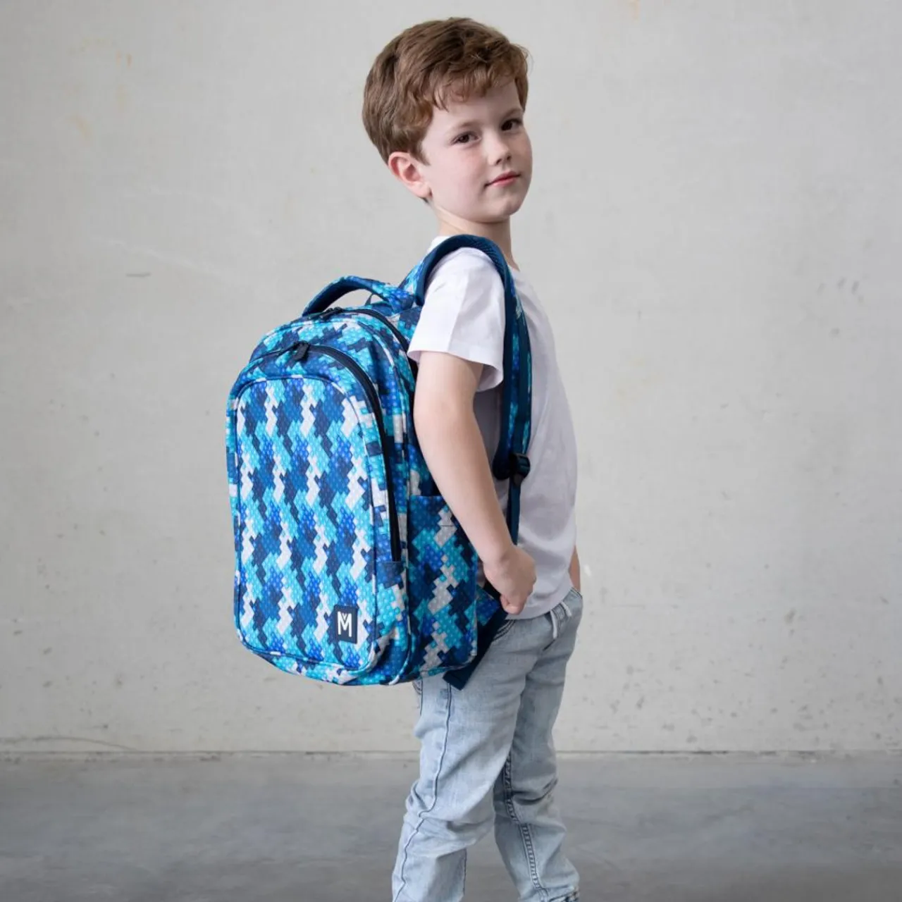 Kids Bags & Backpacks|School Bags*MontiiCo Junior Backpack Block Land