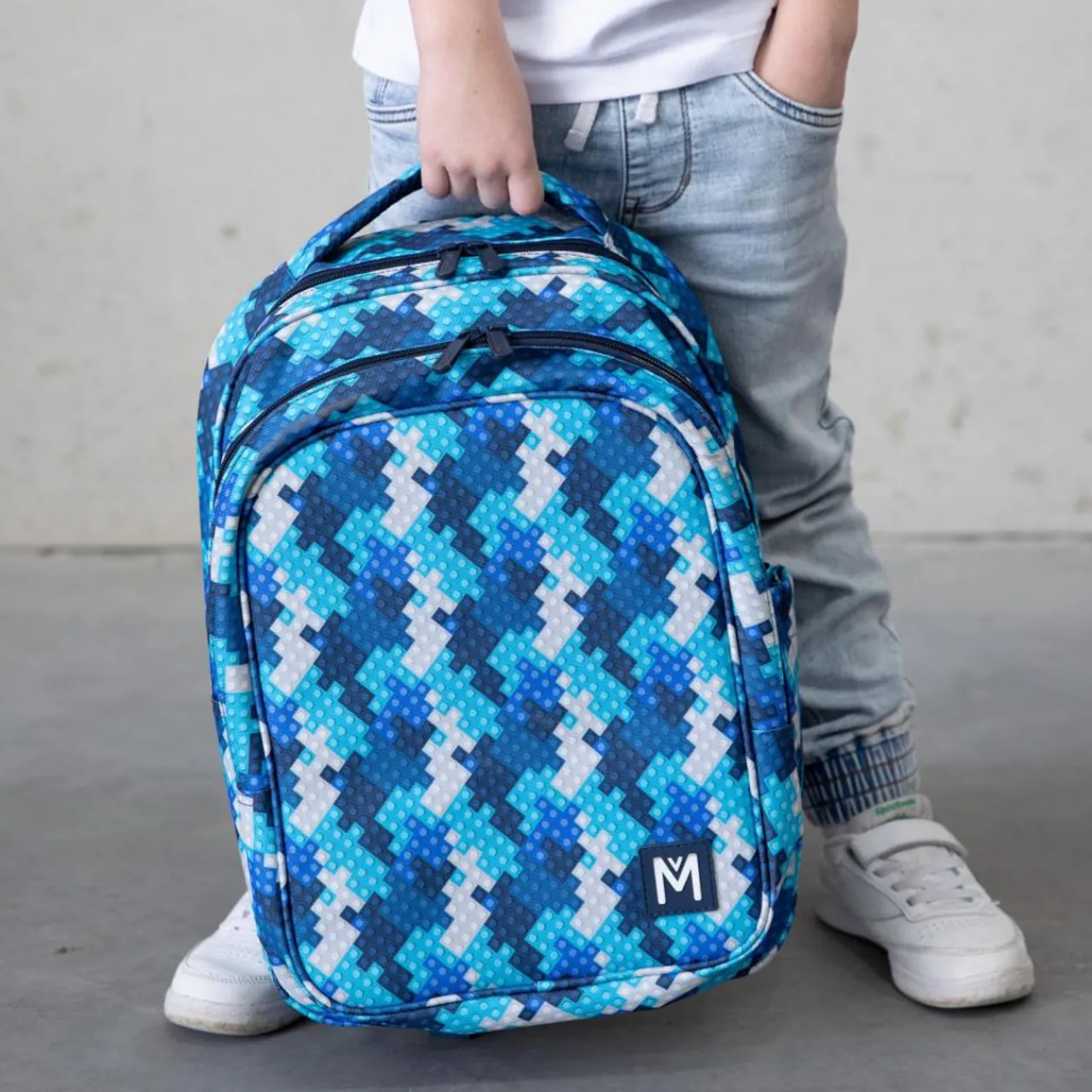 Kids Bags & Backpacks|School Bags*MontiiCo Junior Backpack Block Land