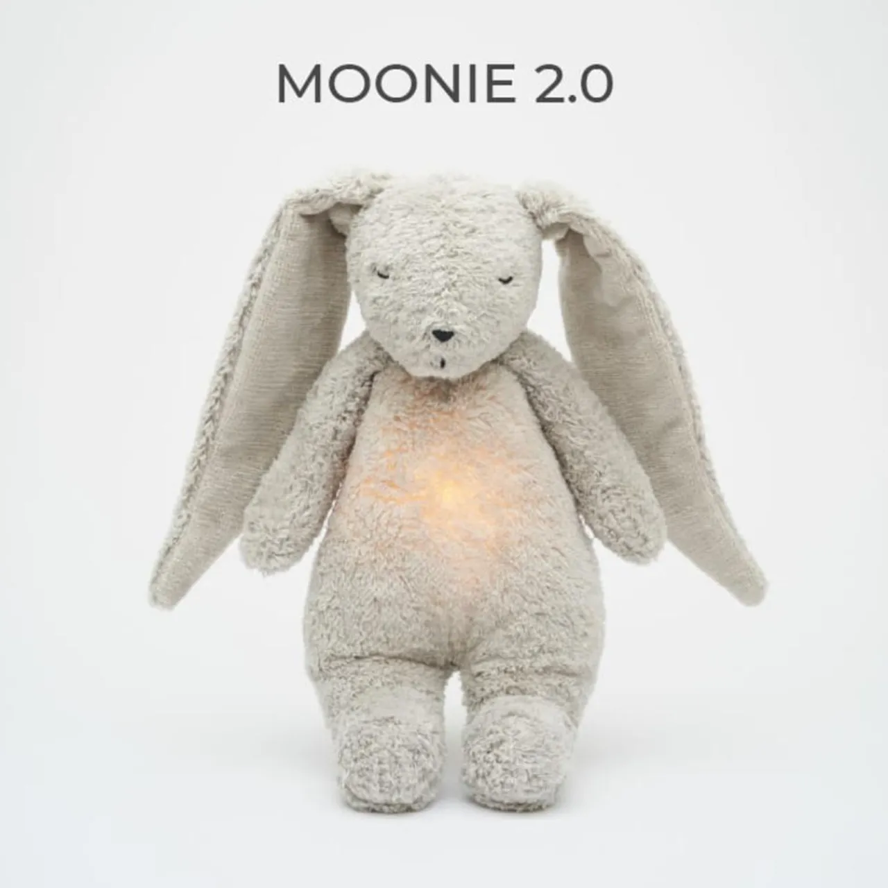 Night Lights|Comforters & Soft Toys*Moonie 2.0 - Organic Humming Bunny with Lamp