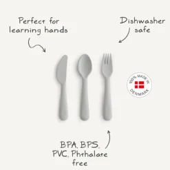 Bowls, Plates & Cutlery*Mushie Dinnerware Cutlery Set
