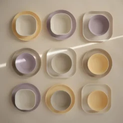 Bowls, Plates & Cutlery*Mushie Dinnerware Round Plate 2pc