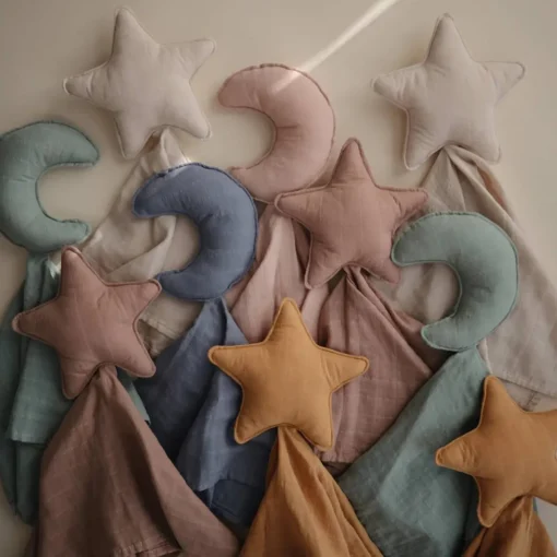 Comforters & Soft Toys*Mushie Lovey Blanket - Clearance