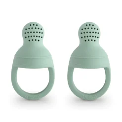 Starting Solids*Mushie Silicone Fresh Food Feeder - 2 Pack