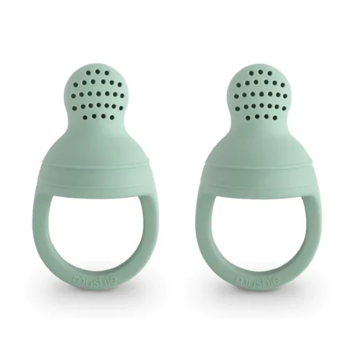 Starting Solids*Mushie Silicone Fresh Food Feeder - 2 Pack