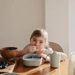 Sippy & Starter Cups*Mushie Silicone Training Cup & Straw