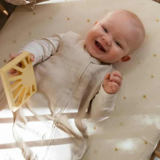 Teeth & Teethers*Mushie Sun Teether Muted Yellow