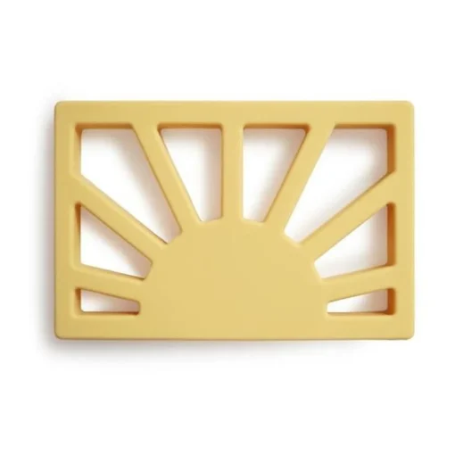 Teeth & Teethers*Mushie Sun Teether Muted Yellow