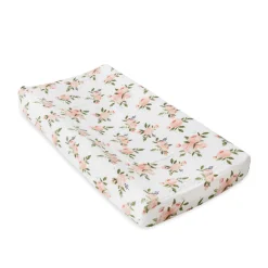 Change Mats & Baskets|Change Tables, Mats & Baskets*Little Unicorn Muslin Change Pad Cover - Discontinued packaging Watercolour Roses