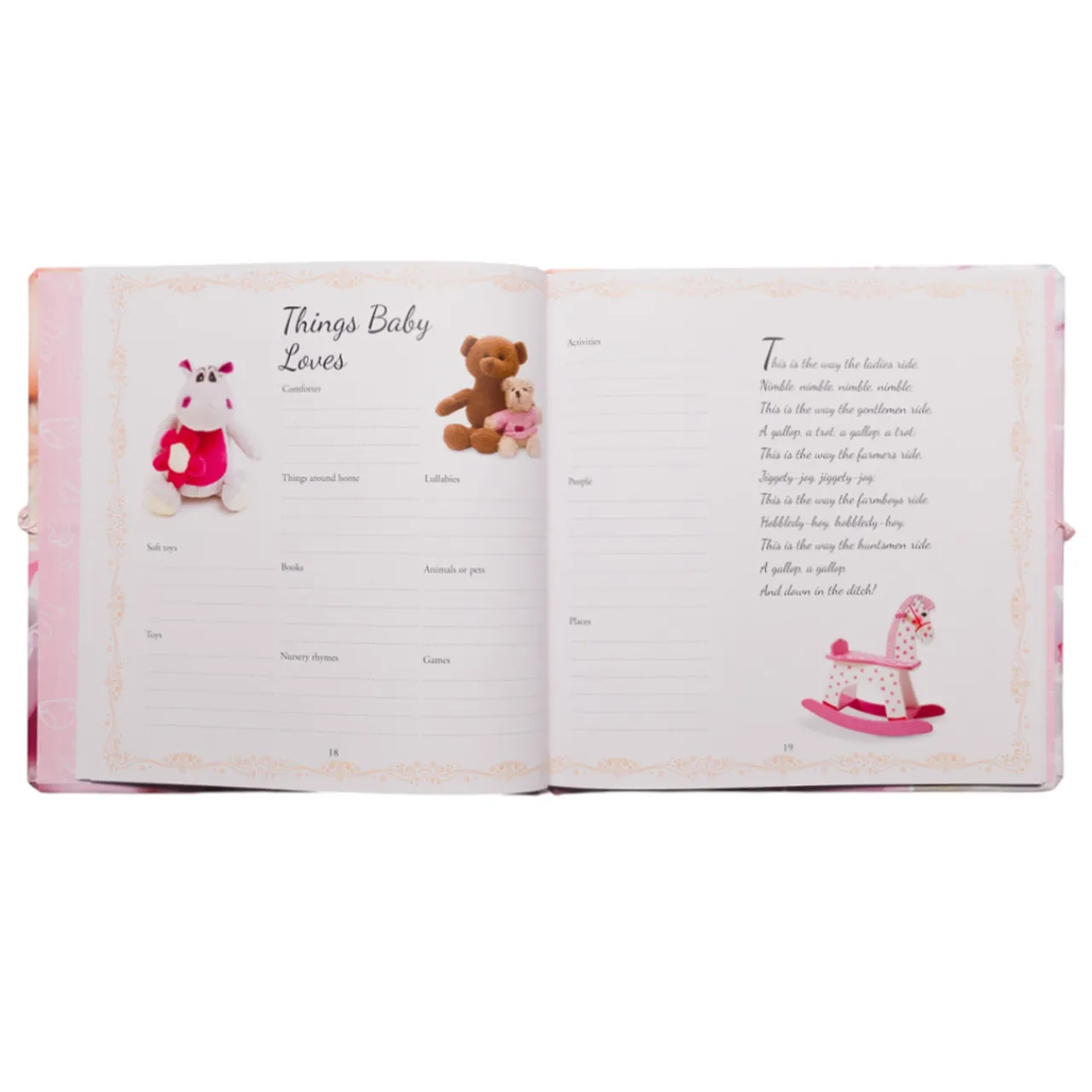 Books & Resources*Books My Baby Record Book PINK with Nursery Rhymes