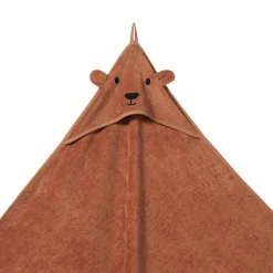 Towels & Facecloths*Nature Baby Bear Hooded Towel Hazelnut