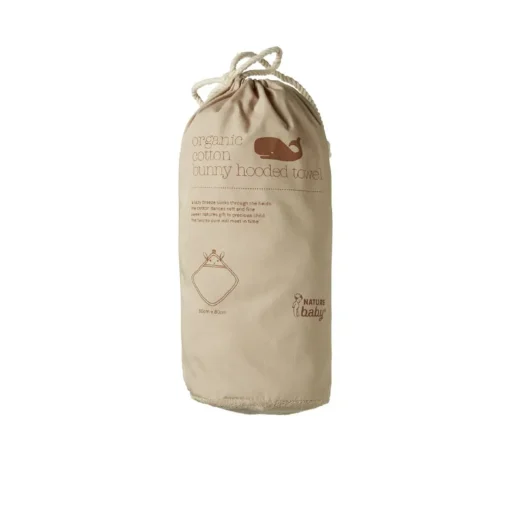 Towels & Facecloths*Nature Baby Bunny Hooded Towel Nougat
