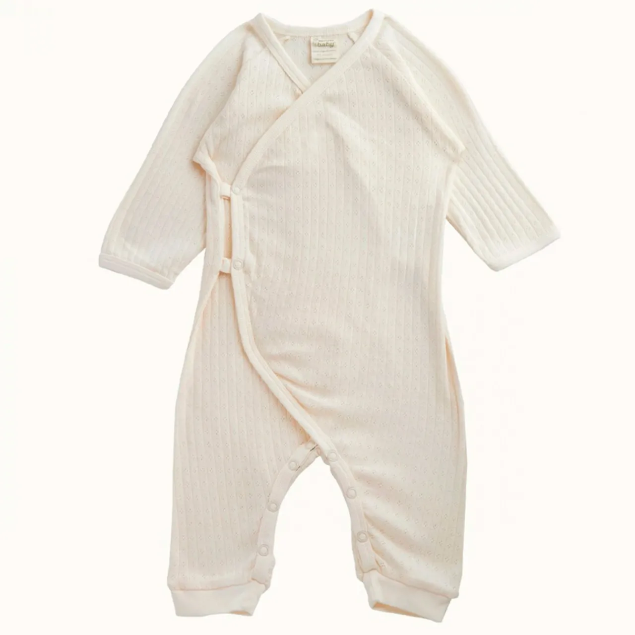 Sleepwear & Pjs*Nature Baby Cotton Pointelle Kimono Stretch and Grow