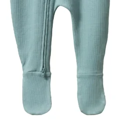 Sleepwear & Pjs*Nature Baby Cotton Rib Dreamlands Zipsuit Powder Blue
