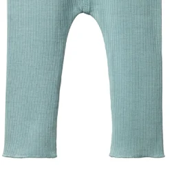 Tops & Pants*Nature Baby Cotton Rib Honey Pants Powder Blue
