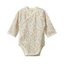 Bodysuits & Singlets*Nature Baby Long Sleeve Cotton Kimono Bodysuit
