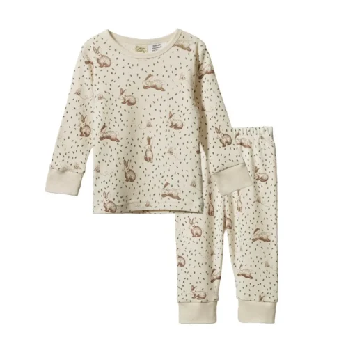 Sleepwear & Pjs*Nature Baby Long Sleeve Rib Pyjamas