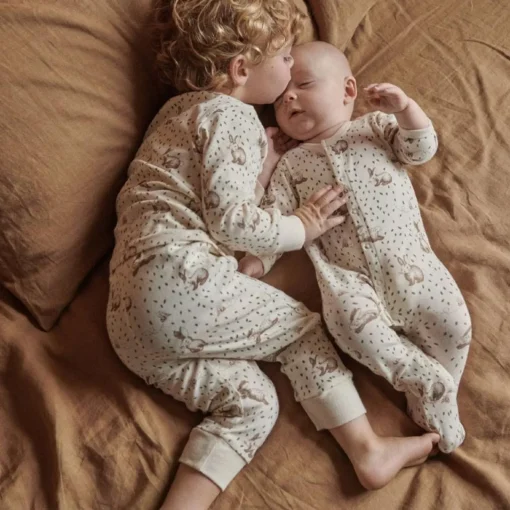 Sleepwear & Pjs*Nature Baby Long Sleeve Rib Pyjamas