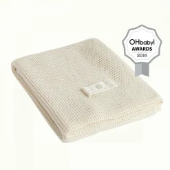Bassinet & Co-Sleeper Bedding|Baby Blankets & Quilts*Nature Baby Merino Knit Blanket