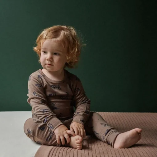 Sleepwear & Pjs*Nature Baby Merino Long Sleeve Pyjama Set Foxy Print