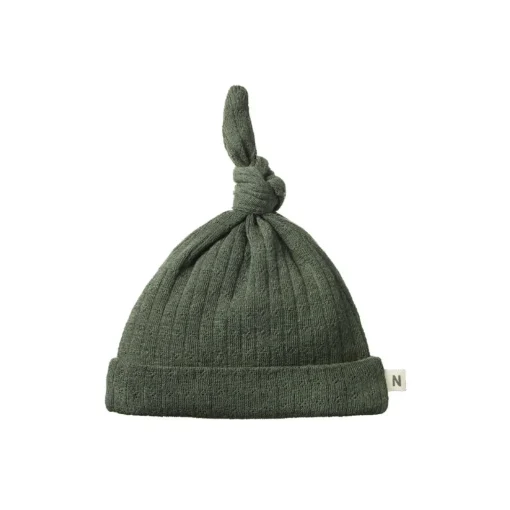 Accessories*Nature Baby Merino Pointelle Knotted Beanie