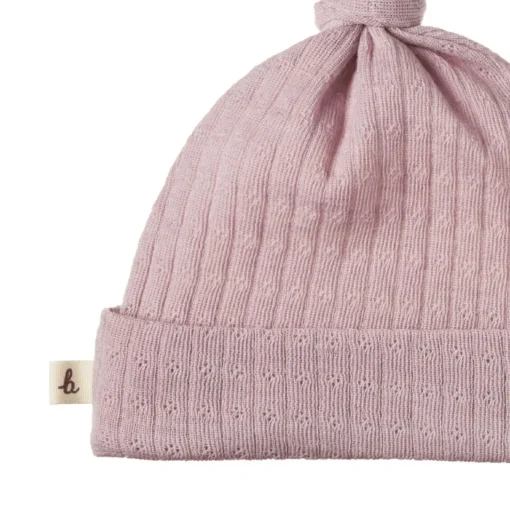 Accessories*Nature Baby Merino Pointelle Knotted Beanie