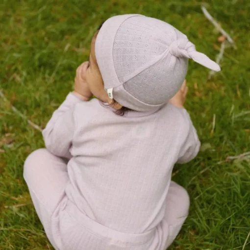 Accessories*Nature Baby Merino Pointelle Knotted Beanie