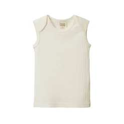 Bodysuits & Singlets|Merino Clothing & Sleepwear*Nature Baby Merino Pointelle Singlet Natural