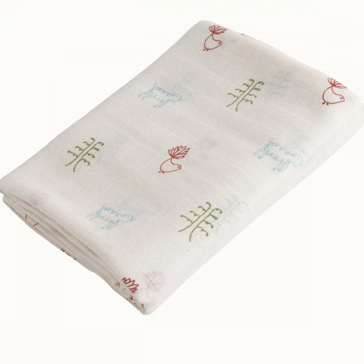Muslin Swaddles*Nature Baby Organic Muslin Wrap Atlantic Print